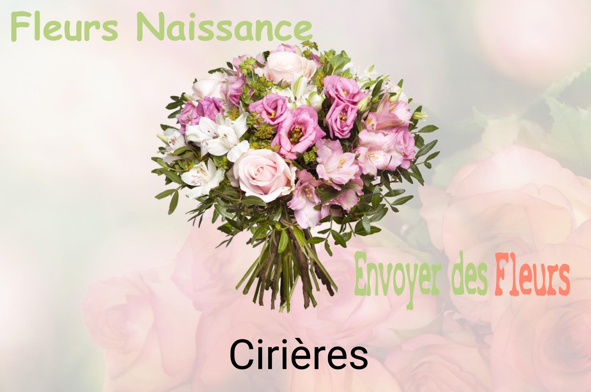 Bouquet de fleurs de naissance livré à Cirières